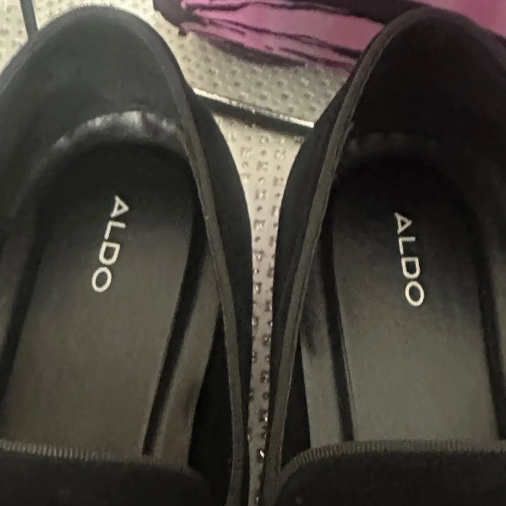 Aldo Men's Black Connery Loafers, Size 12